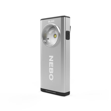 NEBO Nebo 3006029 500 Luimens Slim LED Pocket Light; Silver 3006029
